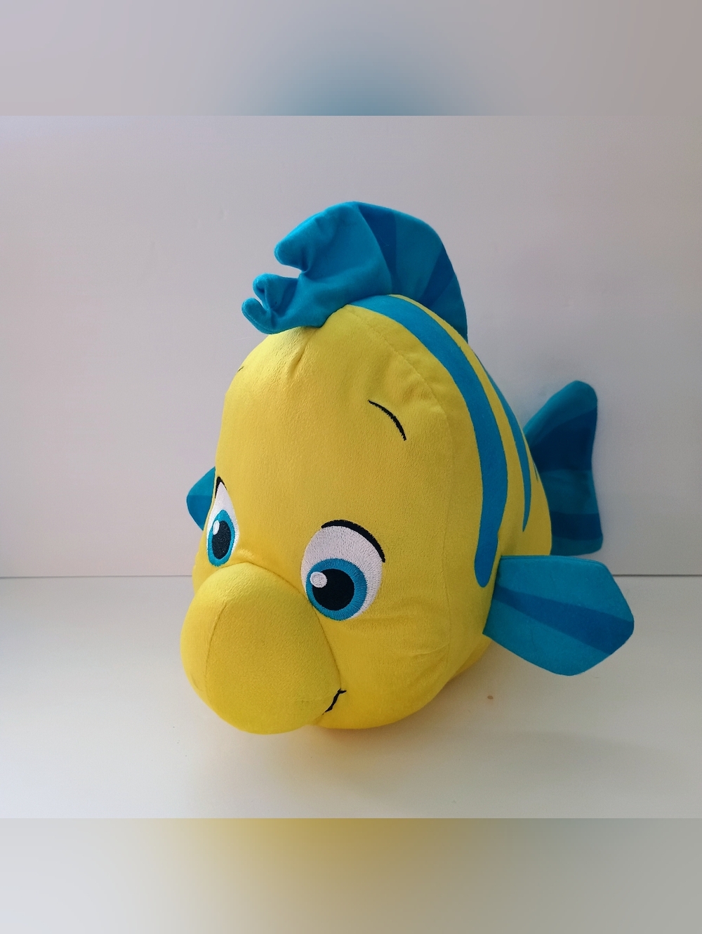 Disney The Little Mermaid 14" Flounder Plush Stuffed Animal by Just Play